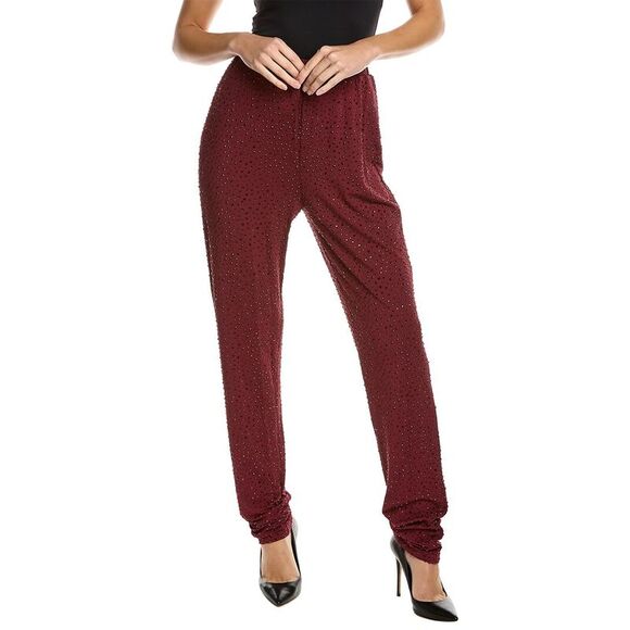 Michael Kors Womens  Collection Crystal Pajama Pant, Red - Picture 1 of 3